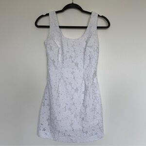 Lilly Pulitzer White Floral Lace Mini Dress - Size 00
